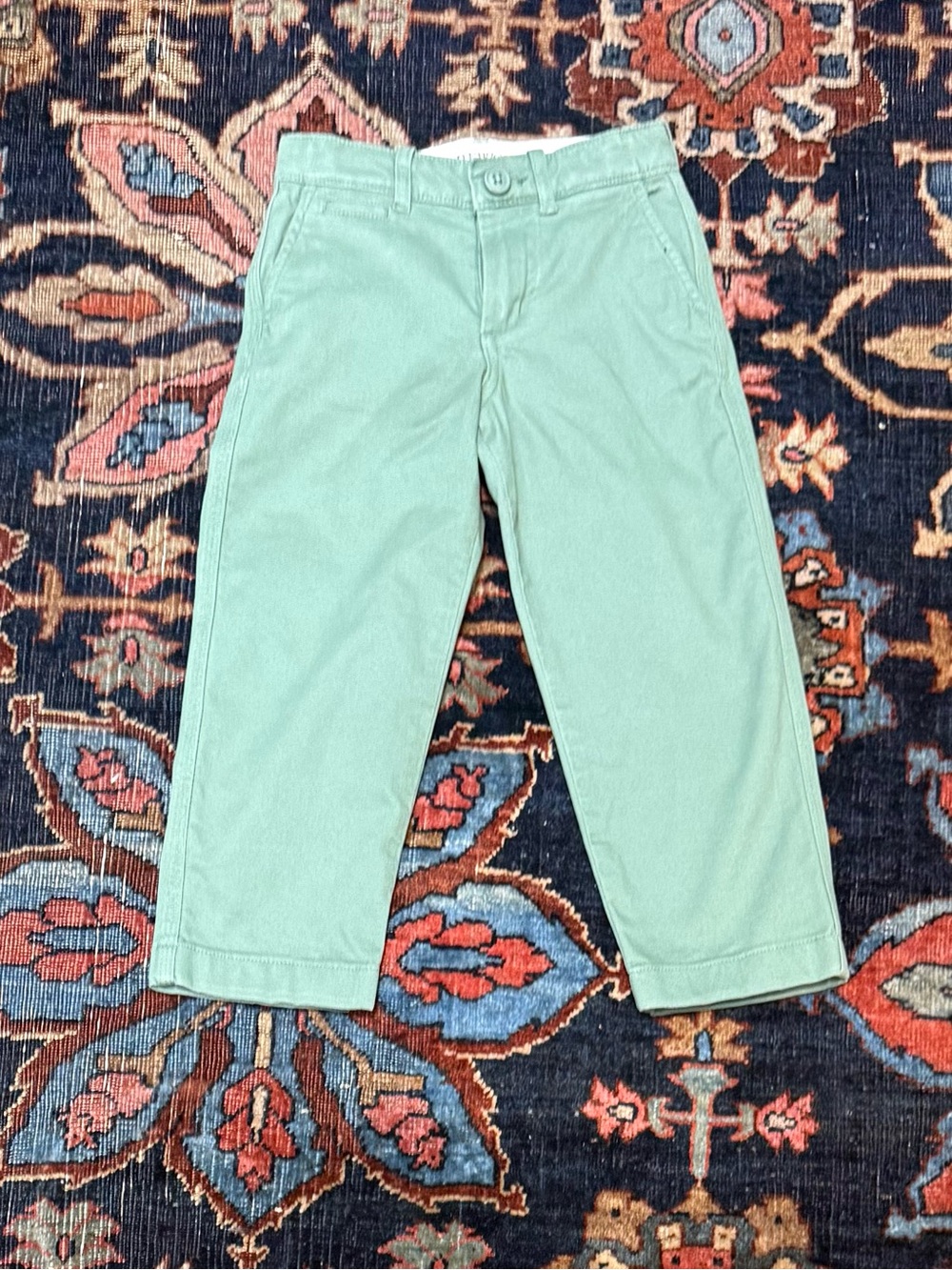 Crewcuts Light Mint Green Kids Chino Pants
